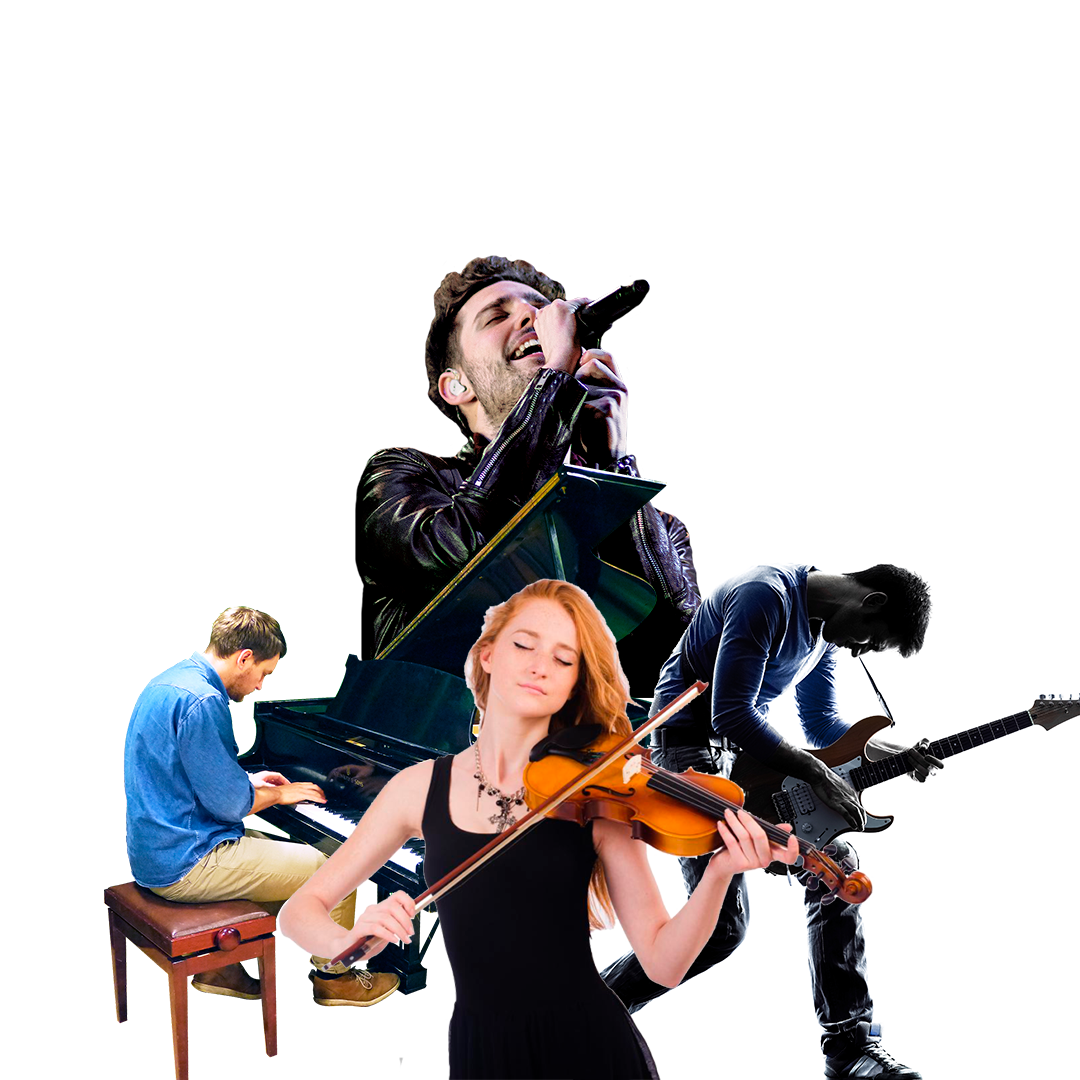Ejemplo de personas con los instrumentos